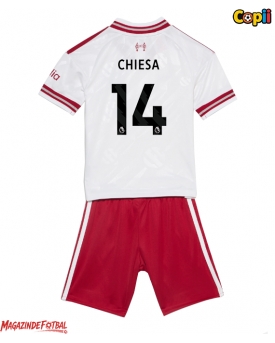 Liverpool Federico Chiesa #14 Echipament de Fotbal Replică 2026-27 Copii Deplasare (+ Șorturi)